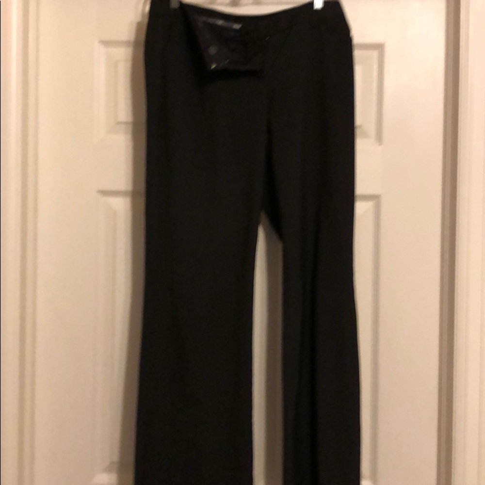 Express- stripped editor pants